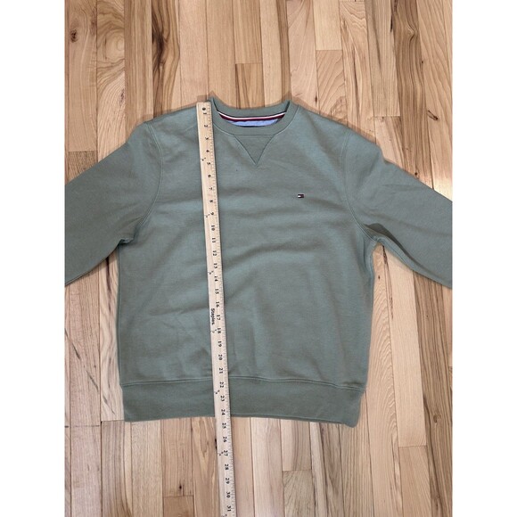 Tommy Hilfiger Green Crew Knit Pullover Sweater Women's Small Crewneck - Picture 8 of 9